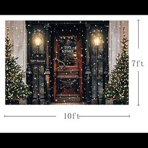 10x 7 vinyl holiday backdrop